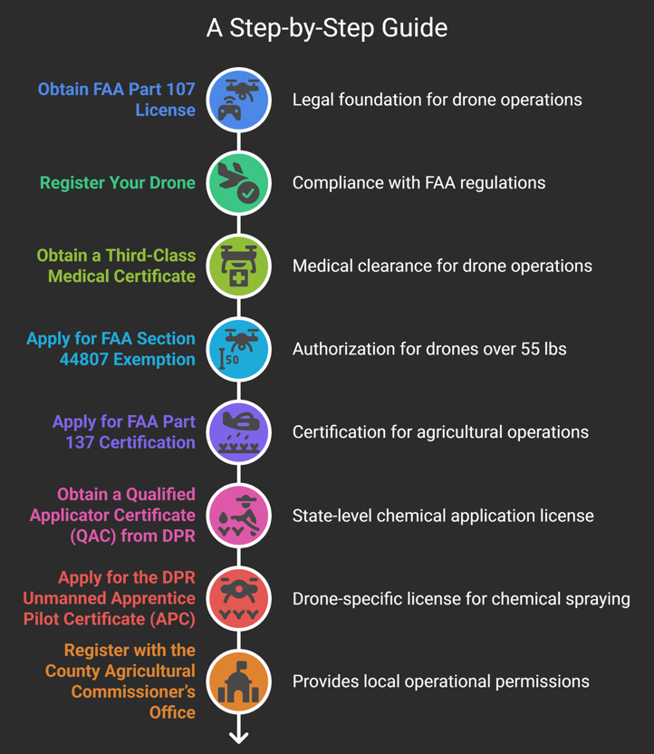 Eight-step certification roadmap, described in the following sections.